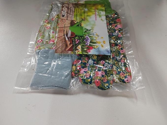 Ainiv Floral Gardening Gloves for Women/Ladies, Non-Slip Garden Work Gloves,Breathable Yard Work Glove Light Working Gloves