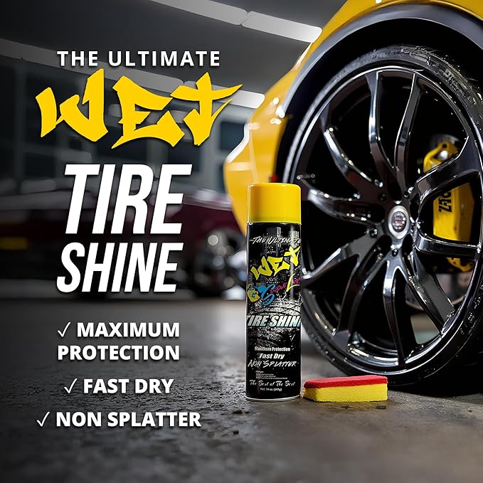 Street Legal The Ultimate Wet Tire Shine 14oz Spray Can