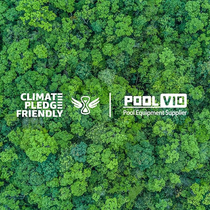 Poolvio 17.5" Pool Net – Heavy Duty Leaf Net with Aluminum Frame with Diamond-Pattern Ultra-Fine Soft Mesh Bag – Pool Cleaning Net for Leaves, Sand, Pollen & Small Debris (No Pole)