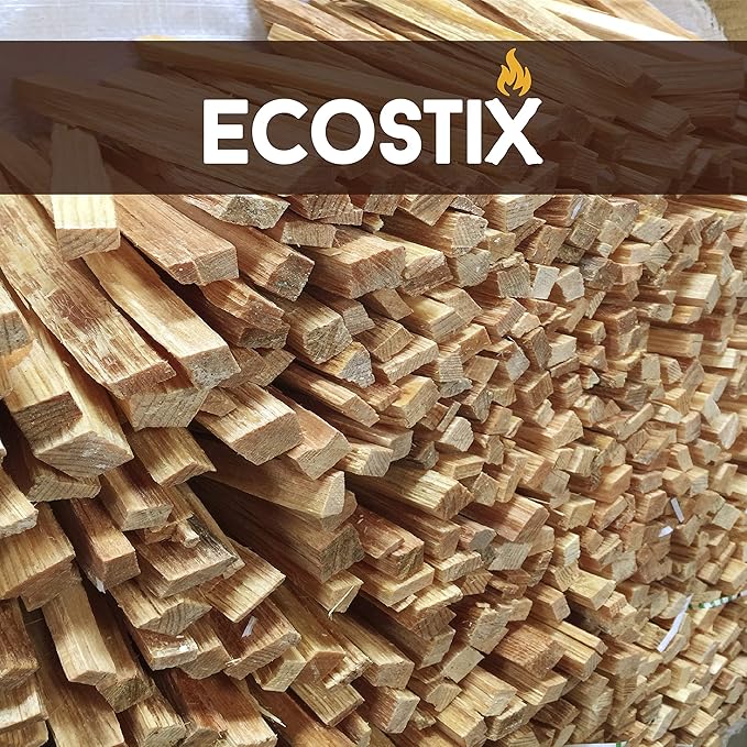 Eco-Stix Fatwood Fire Starter Kindling Firewood Sticks β 100% Organic β Firestarter for Wood Stoves, Fireplaces, Campfires, Bonfires, 50 Pounds