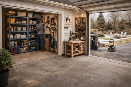 Garage Organization &amp; Driveway Setup: Smart Storage Systems for a Functional Outdoor Season