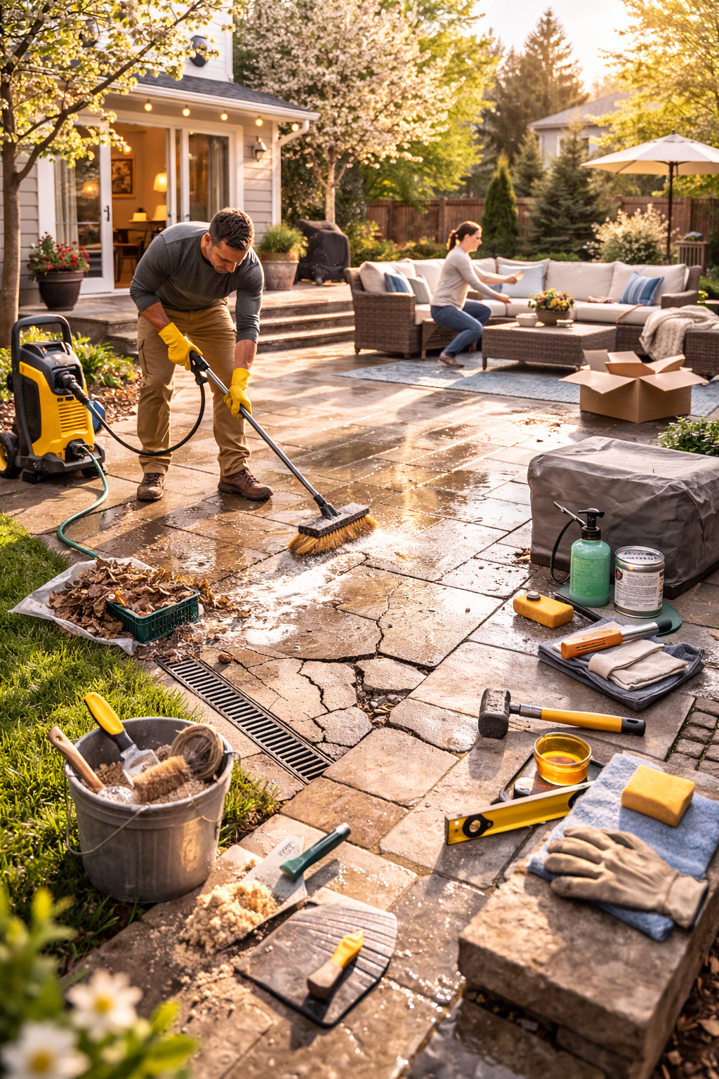 How to Prepare Your Patio for Spring After Ordering New Outdoor Furniture