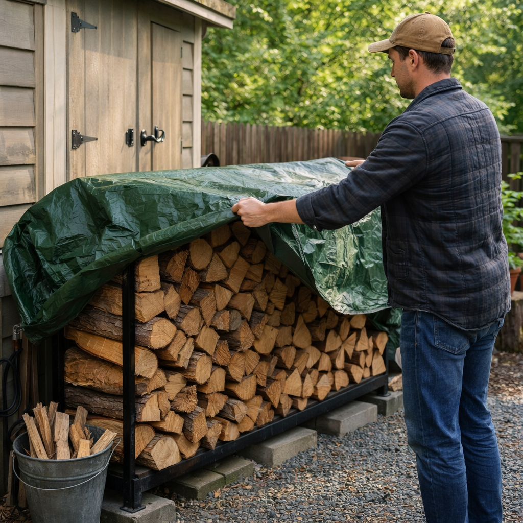 How to Store Firewood Properly Outdoors (Simple Guide for Homeowners)