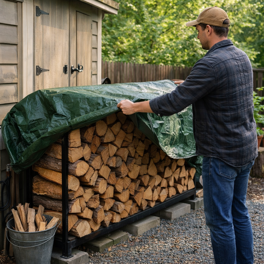 How to Store Firewood Properly Outdoors (Simple Guide for Homeowners)
