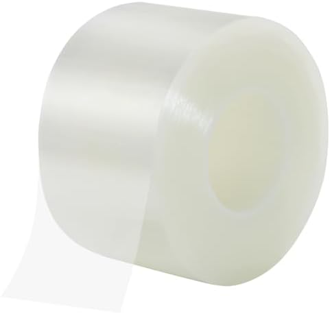 Qoqooice Transparent Window Weather Sealing Tape 2 in x 35 Yards Weather Stripping Residue Free Clear Window Draft Isolation Sealing Film Tape for Windows and Doors Gaps