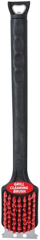 Kingsford Grill Cleaning Brush with Scraper and Bottle Opener, 17 Inch