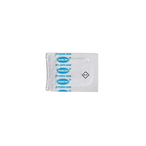 Hach DPD Free Chlorine Reagent Powder Pillows, 10 mL, Pack of 100, USEPA Accepted, Drinking Water and Wastewater Analysis, Boric Acid Free, 0.02-2.00 mg/L Cl₂, 2105569