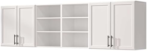 Furnaza 78.6" W Wall Cabinets for Laundry Room with Adjustable Shelf