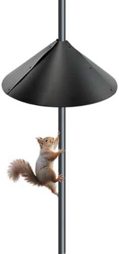 Forever song Squirrel Baffle for Bird feeders Pole, Squirrel Proof Cone.