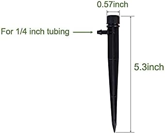 60pcs Drip Irrigation Emitters Irrigation Drippers Adjustbale Drip Emitters