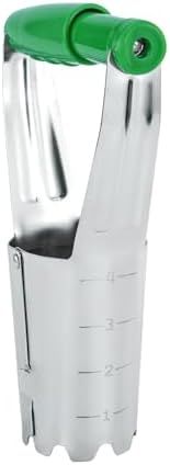 Bulb Planter with Depth Markers, Automatic Soil Release Transplanter