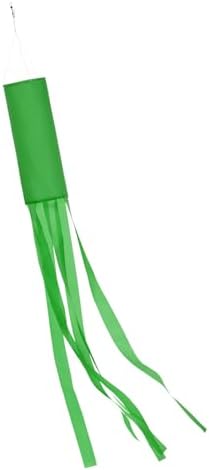 M METERXITY 1-Pack Windsock Flag, Colorful Wind Socks for Garden/Yard/Patio/Home Decor, Spring Summer Fall Winter Outdoor Hanging Decoration [59 in / 150cm, Green]