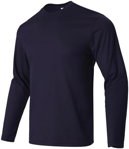 LeeHanTon Men's Sun Shirts Sun Protection Hoodie Shirt UPF 50+ Long Sleeve Work Athletic Shirt with Hooded for Fishing Hiking