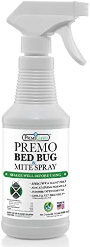 Premo Guard Bed Bug & Mite Killer Spray – University Tested 100% Kill Rate