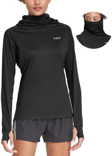 baleaf Women's SPF Shirts Long Sleeve Shirts UPF 50+ Hoodie Rash Guard