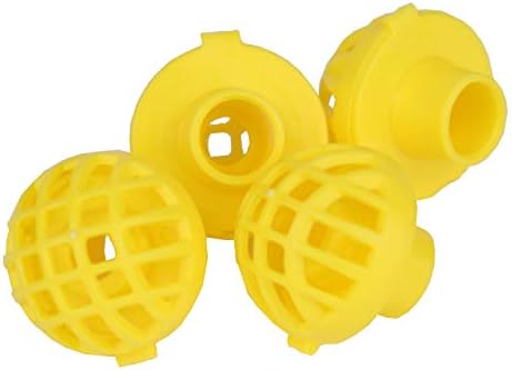 Perky-Pet Replacement Bee Guards for Hummingbird Feeders - Keep Bees Out of Nectar - 205Y - Yellow Replacement Bee Guards - for Models 203CPBN,203CPBR,204CP-4,403CP -,4 Count (Pack of 12)