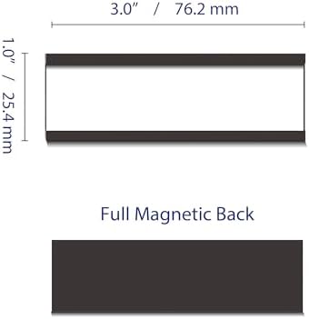 IMAGAME Magnetic Tool Organizer, Label Holder, 30 Packs, 3"x1"