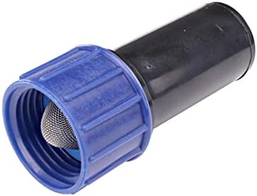 Raindrip 327G00UB Compression Swivel Adaptor with Washer, Connects 5/8 Inch Tubing or Dripline to 3/4 Inch MHT Hose Bibb or Garden Hose, Black