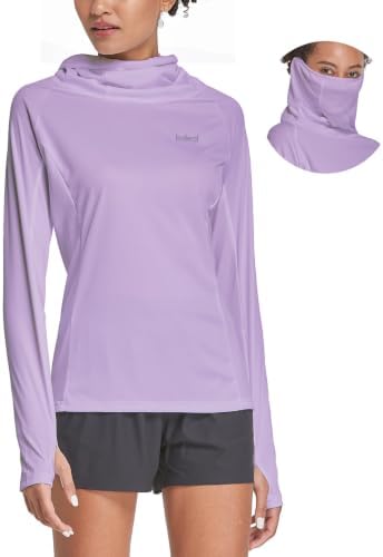 baleaf Women's SPF Shirts Long Sleeve Shirts UPF 50+ Hoodie Rash Guard