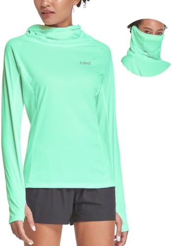 baleaf Women's SPF Shirts Long Sleeve Shirts UPF 50+ Hoodie Rash Guard