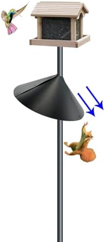 Forever song Squirrel Baffle for Bird feeders Pole, Squirrel Proof Cone.