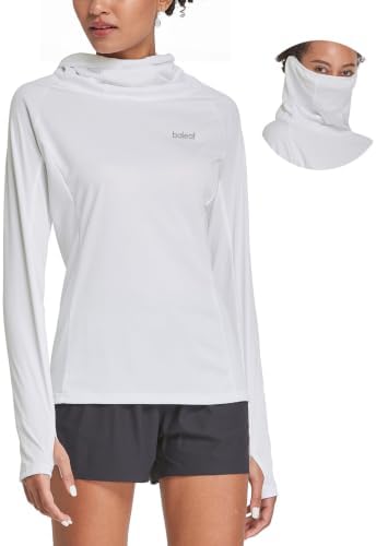 baleaf Women's SPF Shirts Long Sleeve Shirts UPF 50+ Hoodie Rash Guard