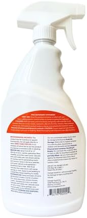 Orange Guard Home Pest Control Spray with D-Limonene | All-Natural Food Grade Orange Peel Oil for Bugs, Ants, Roaches, Fleas, Palmettos and Silverfish - 32oz