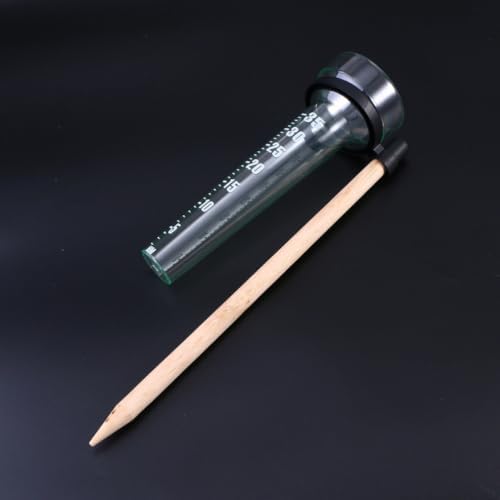 2 Sets 3-in-1 Outdoor Weather Station Measuring Instruments with Rain Gauge and Wind Direction Meter, Plastic Material for Farm Planting and Garden Decoration