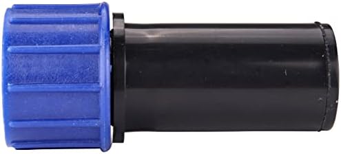 Raindrip 327G00UB Compression Swivel Adaptor with Washer, Connects 5/8 Inch Tubing or Dripline to 3/4 Inch MHT Hose Bibb or Garden Hose, Black