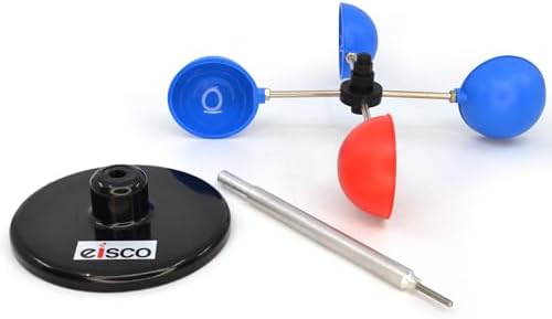 Eisco - Small Anemometer for Measuring Wind Speed Durable Weather-Resistant Design for Outdoor and Educational Use
