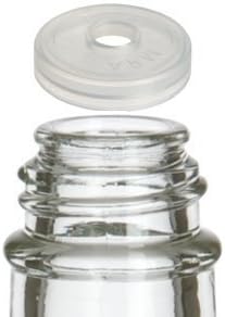nicebottles Hot Sauce Bottles with Red Caps & Shrink Bands, 5 Oz - 12 Pack