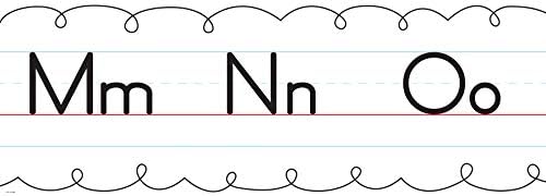 Creative Teaching Press Core Decor Traditional Manuscript Alphabet Line Bulletin Board (10170), Woodland Fun
