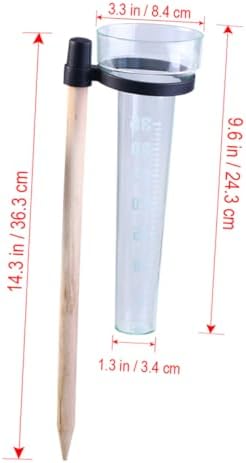 2 Sets Rain Gauge Thermometer Wind Direction for Accurate Meteorology in Gardens Farms
