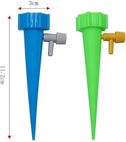 22pcs Plant Self Watering Insert Spikes Device Indoor,Automatic Water Control System with Slow Release Valve,Adjustable Water Volume Drip Irrigation Control System,Enjoy Your Vacation