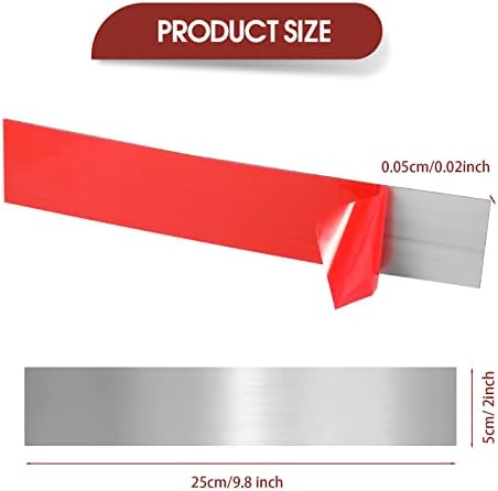 LEIFIDE 2 Pcs Garage Door Seal Stainless Steel Mouse Rodent Guard 9.84"