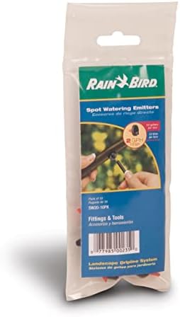 Rain Bird SW10/10PS Drip Emitter, 1/4", 10-Pack