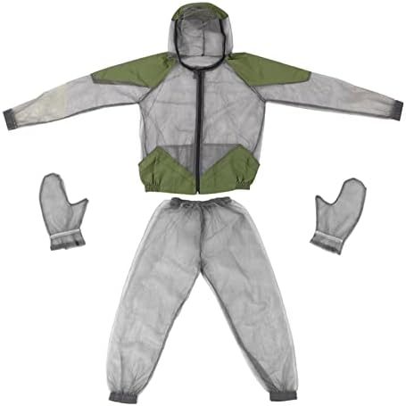 Lixada Ultra-fine Mesh Summer Wear Fine Net Cover Outdoor Breathable Jacket Suit