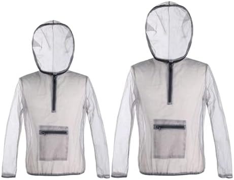 Outdoor Mosquito Suit, Breathable Mesh Jacket With Hood And Pants - Net Clothing Protection