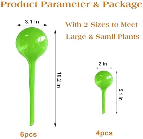 Plant Self Watering Globes, 10pcs Garden Potted Plant Watering Devices