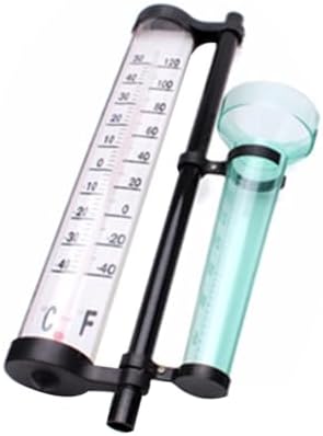 2 Sets Rain Gauge Thermometer Wind Direction for Accurate Meteorology in Gardens Farms