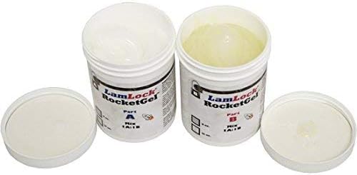 RocketGel 25 Minute Professional Epoxy Countertop Kit for Granite, Tile, and Quartz Countertop Repair Kit, Tile Crack Repair, Chips and Fills Epoxy Grout