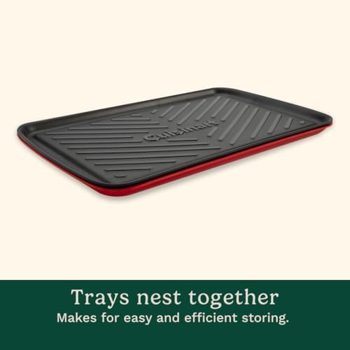 Cuisinart Grilling Prep and Serving Tray, Dishwasher-Safe, 2-Pc Nesting Set