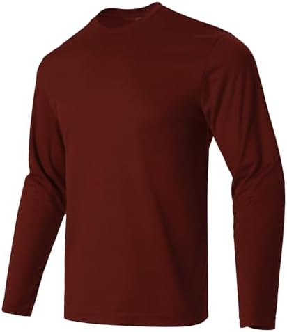 LeeHanTon Men's Sun Shirts Sun Protection Hoodie Shirt UPF 50+ Long Sleeve Work Athletic Shirt with Hooded for Fishing Hiking