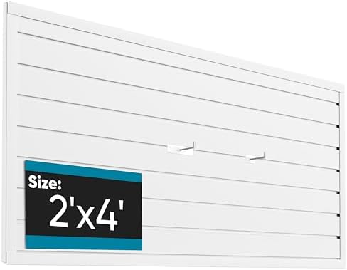 Brakki Slat Wall Paneling 2x4 Ft, Slatwall Garage Organizer Storage System