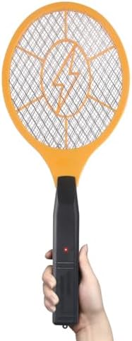 Electric Fly Swatter Bug Zapper Zap Mosquito - Indoor Outdoor Zapping Racket for Pest - Safe to Touch with 3-Layer Safety Mesh, Pack of 1