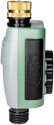 Orbit One Outlet Single-Dial Hose Faucet Timer - Easy Programmable - for Garden Watering System - LCD Hose Timer with Adjustable Watering Schedule - 62056, (Pack of 5)