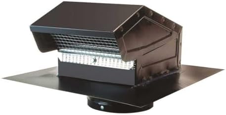 Gooseneck Vent 4in Black Glv