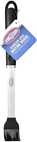 Kingsford Silicone Basting Brush, Stainless Steel, 16 Inch