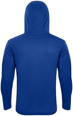 LeeHanTon Men's Sun Shirts Sun Protection Hoodie Shirt UPF 50+ Long Sleeve Work Athletic Shirt with Hooded for Fishing Hiking