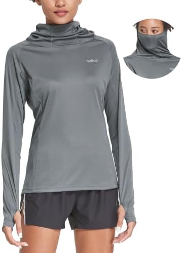 baleaf Women's SPF Shirts Long Sleeve Shirts UPF 50+ Hoodie Rash Guard